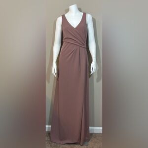 NWOT Vow’d Pink V Neck Bridesmaid Dress